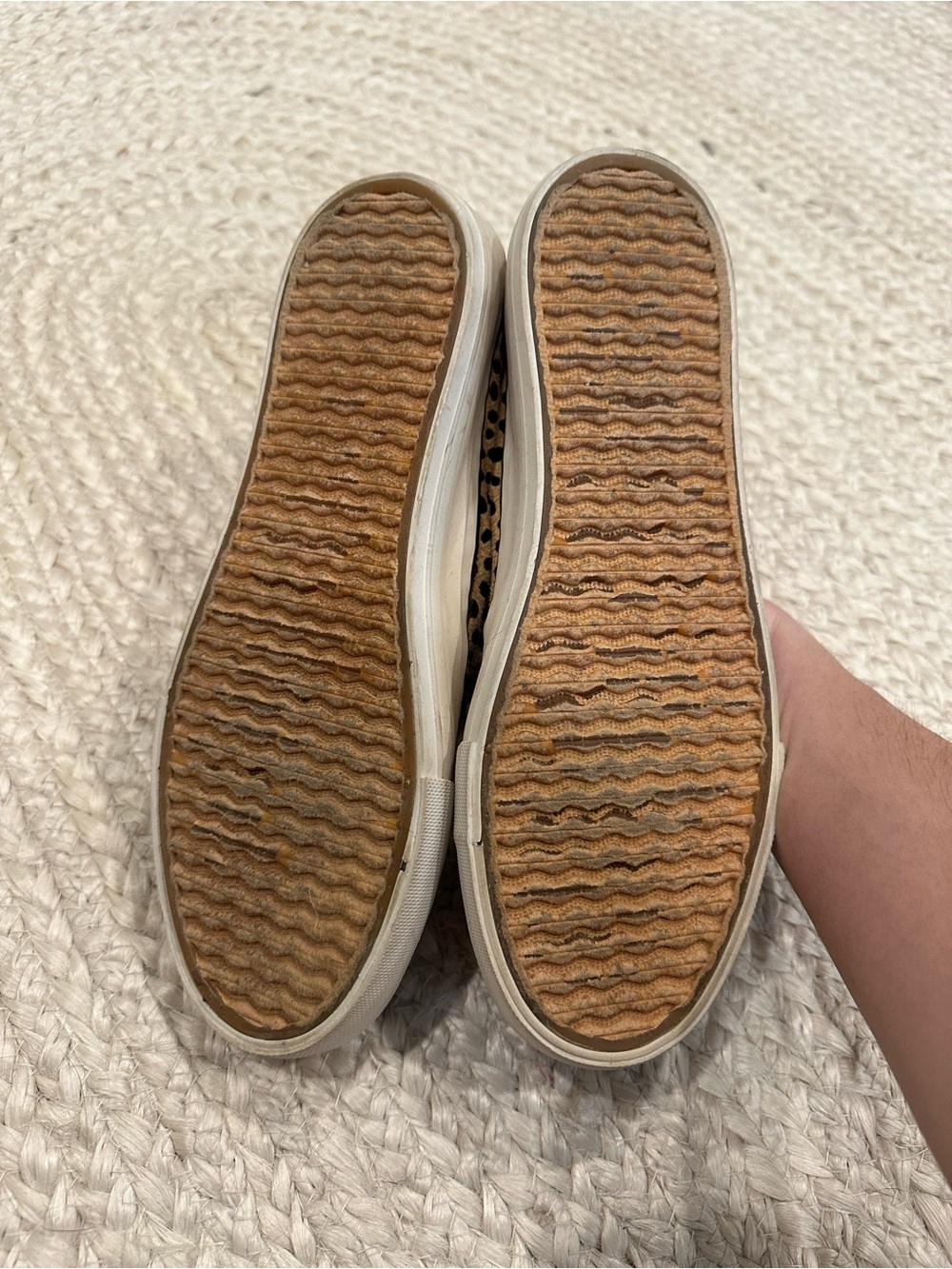 Restricted Tan and Black Cheetah Print Slip-On Espadrilles - Picture 2 of 4